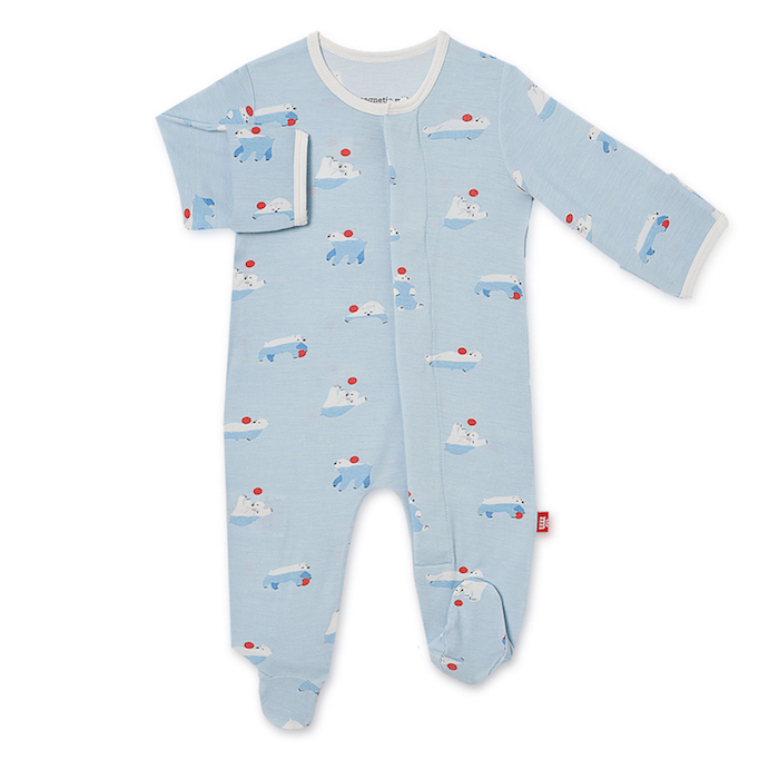 Magnetic Me roly poly modal magnetic footie - 3-6 Months