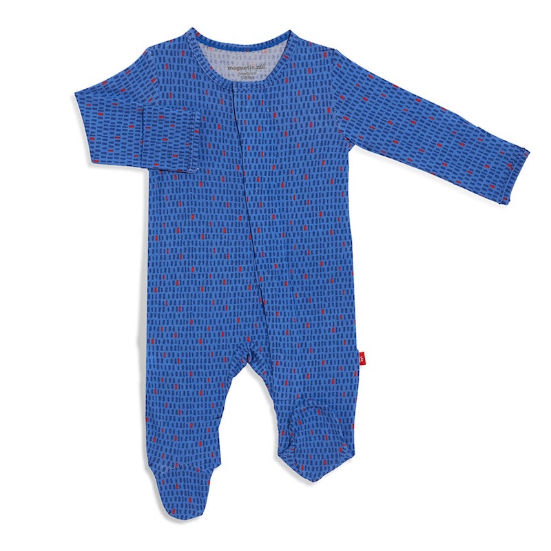Magnetic Me roarsome dots modal magnetic footie - 0-3 Months