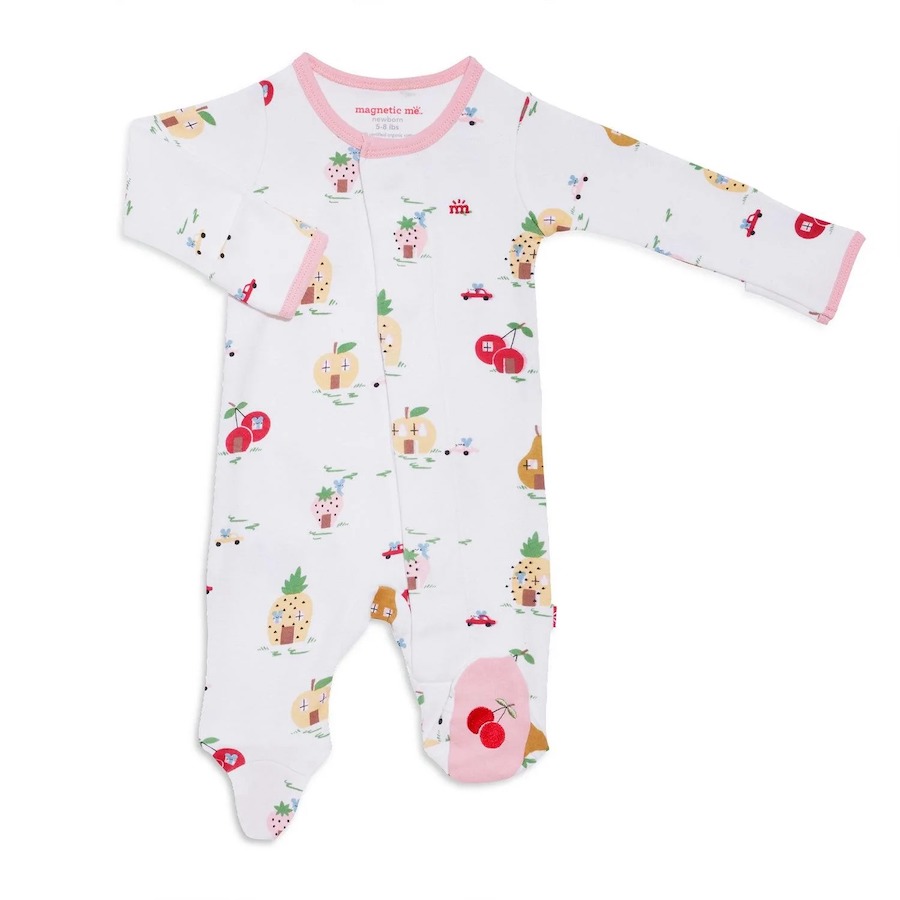 Magnetic Me Home Sweet Home Organic Cotton Footie - 3-6 Months
