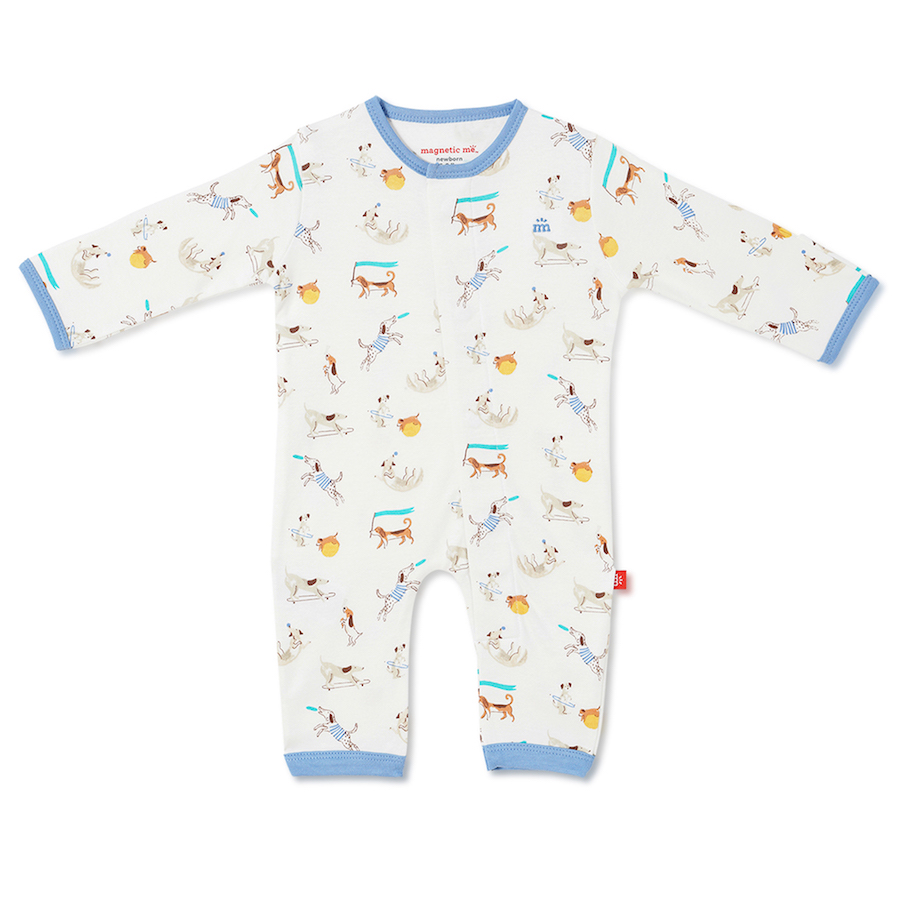 Magnetic Me Howlarious Organic Coverall - 6-9 Months