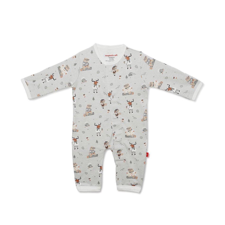 Magnetic Me Perfect Sunday Organic Magnetic Coverall 9-12 Months