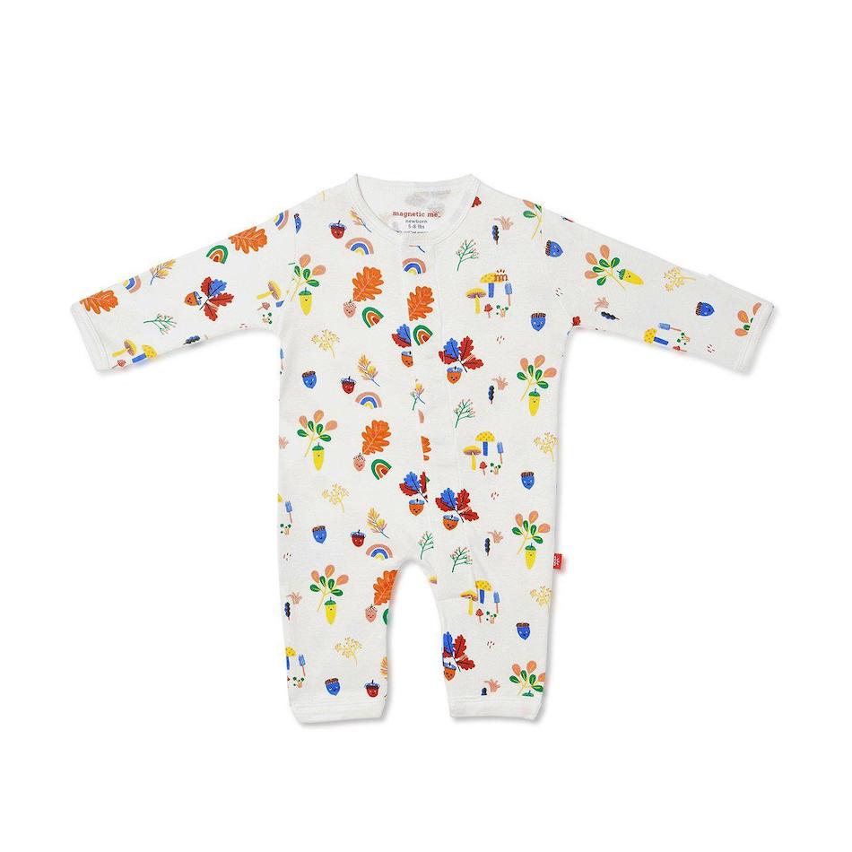 Magnetic Me Happy Harvest Organic Magnetic Coverall - 6-9 Months