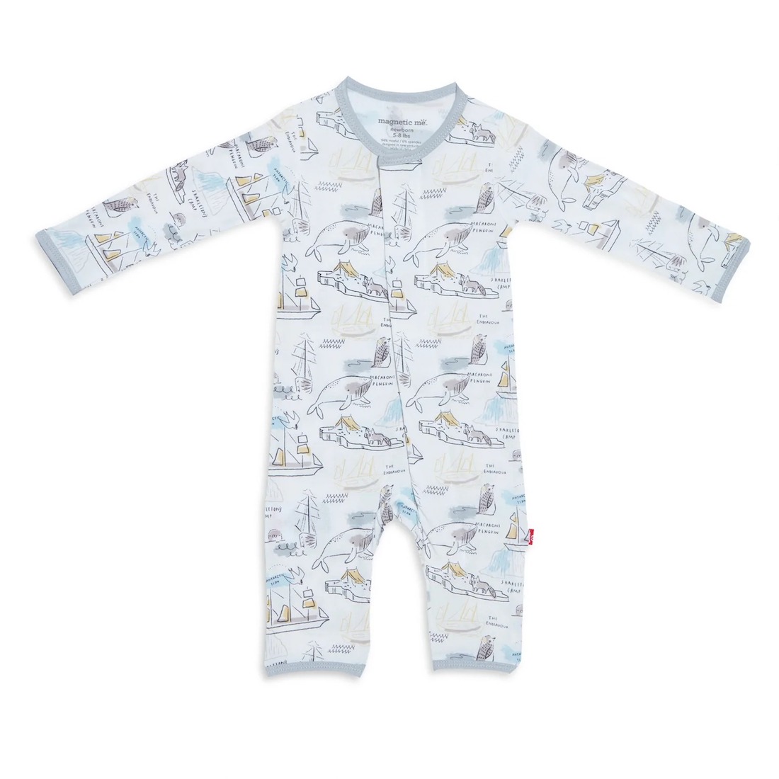 Magnetic Me shakleton modal magnetic coverall - 9-12 Months