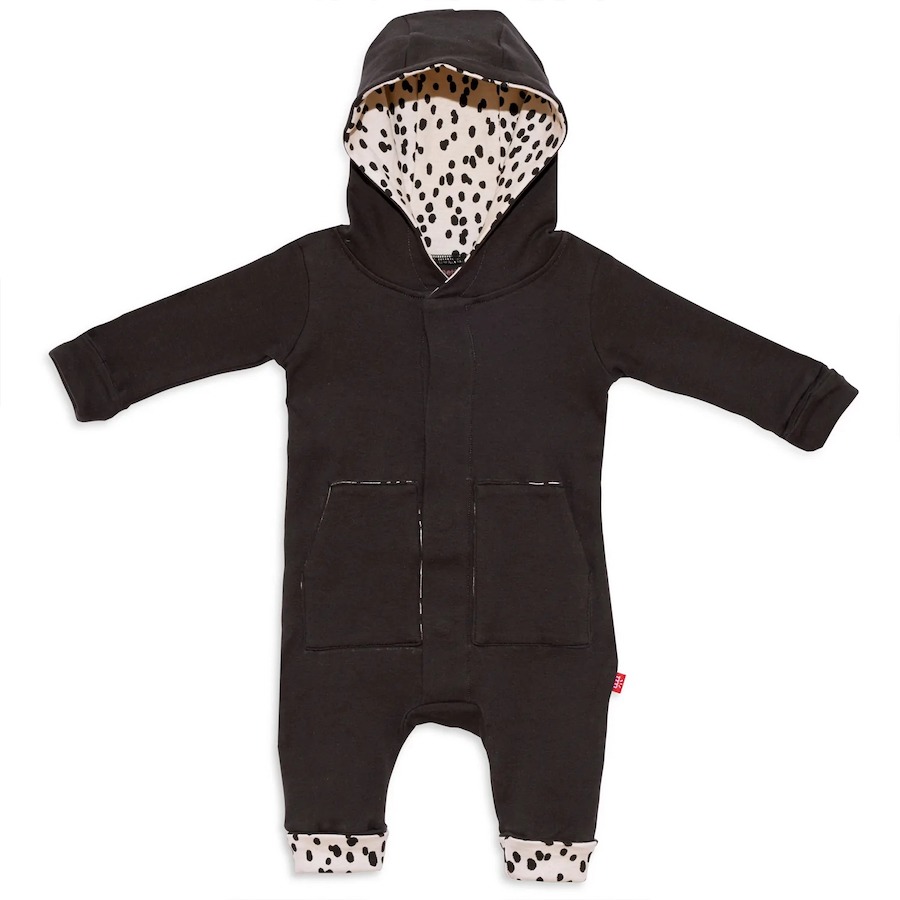 Magnetic Me Spot On organic cotton magnetic hooded coverall - 12