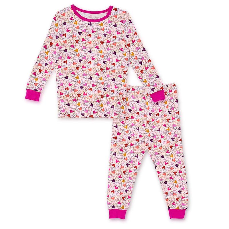Magnetic Me Heart To Heart Modal Pajamas - 4T