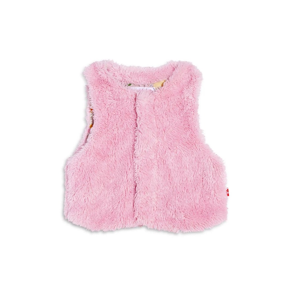 Magnetic Me portabella posies minky magnetic vest - 3-6 Months