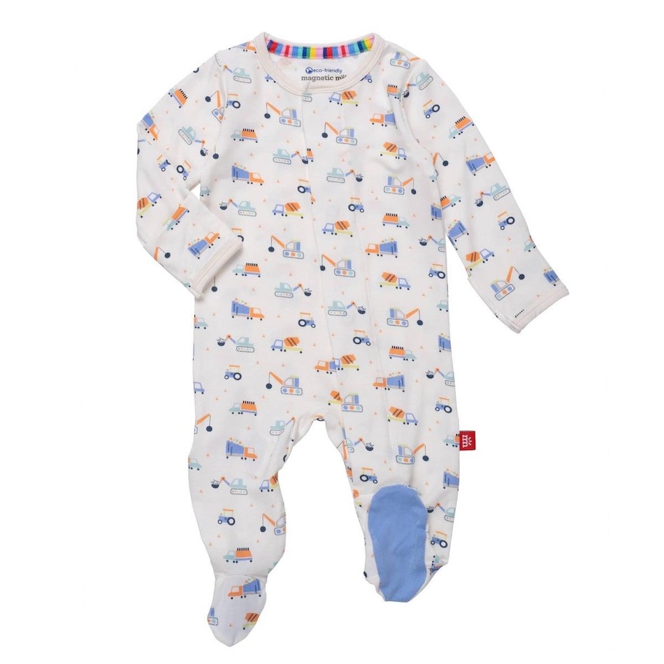 Magnetic Me Can you Dig It Modal Footie - 3-6 Months
