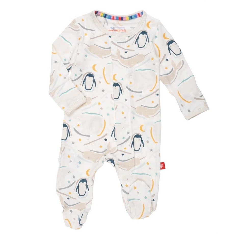 Magnetic Me Wish You Whale Modal Footie - 3-6 Months