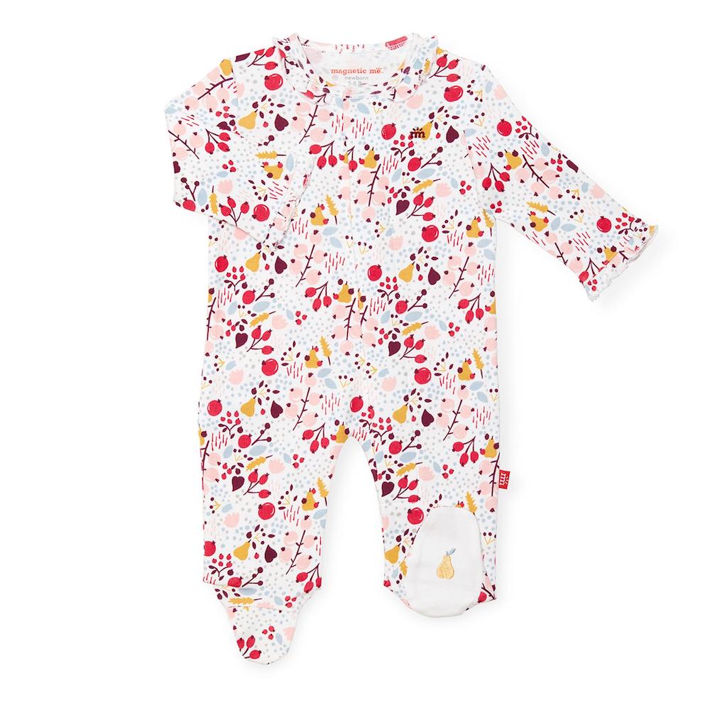 Magnetic Me Pom Pom Organic Magnetic Footie - 3-6 Months