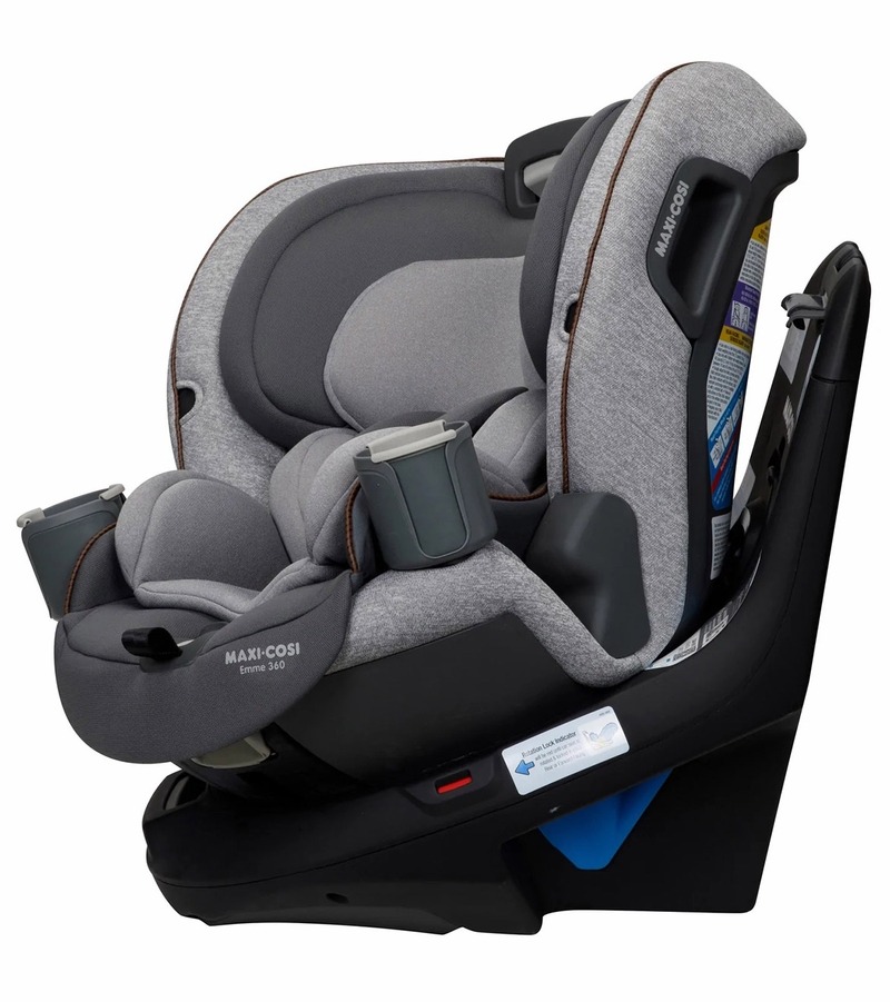 Maxi-Cosi Emme Rotating All-in-One Car Seat - Midnight Black