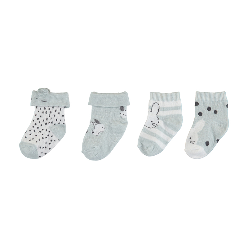Mayoral Newborn Girl Sock Set - Mint - 18 Months