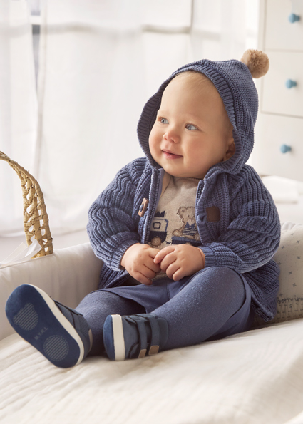 Mayoral Knit Cardigan - 12 Months / Winterblue