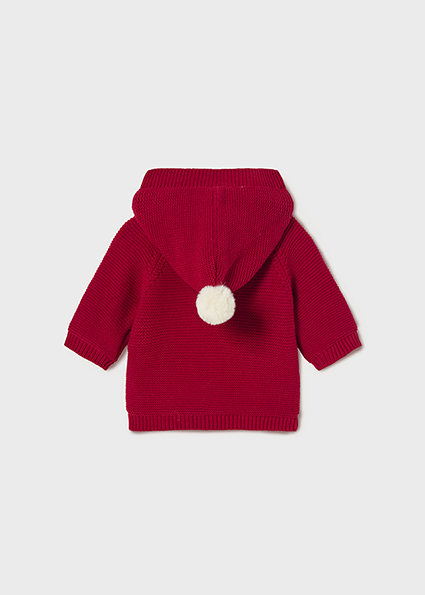Mayoral Knit Cardigan - 12 Months / Cherry