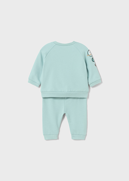 Mayoral Glacial Knit Outfit - 6-9 Months / Aqua Top