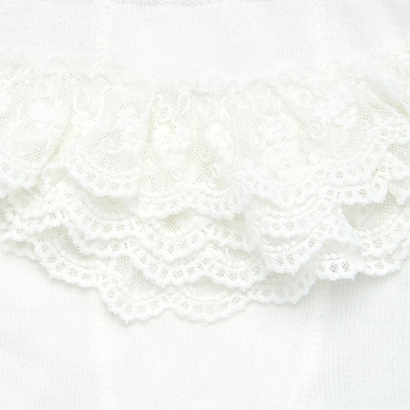 Mayoral Baby Girl Tights in Off White