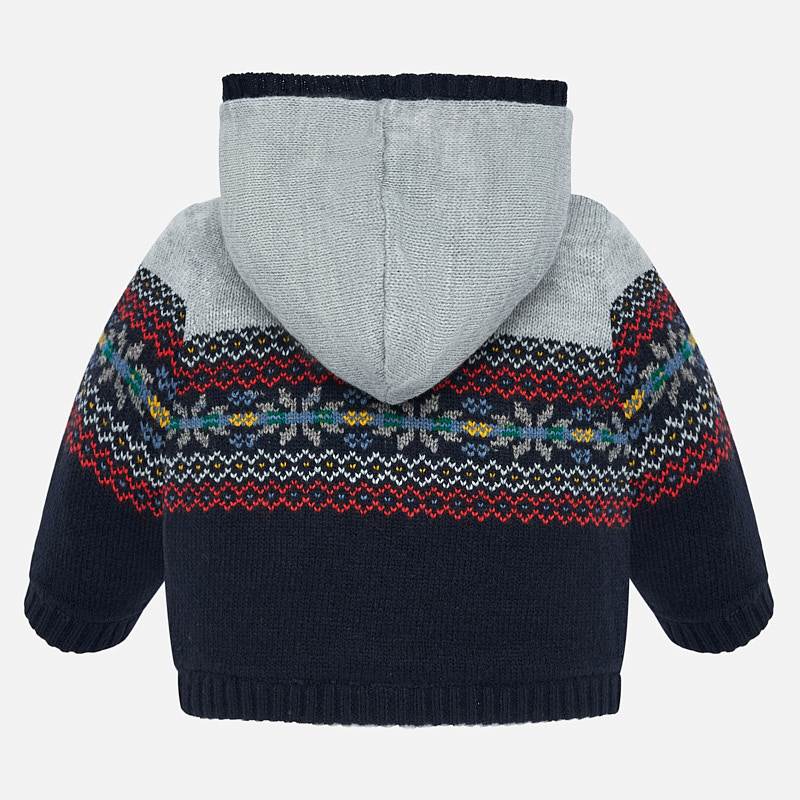 Mayoral Woven Knit Jacket for Baby Boy in universe