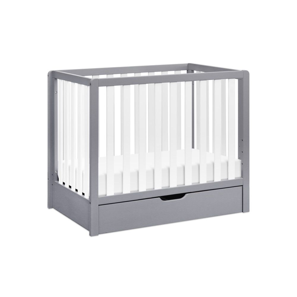 DaVinci Colby 4-in-1 Convertible Mini Crib - Grey / White