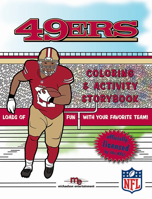Michaelson Entertainment San Francisco 49ers Coloring Book