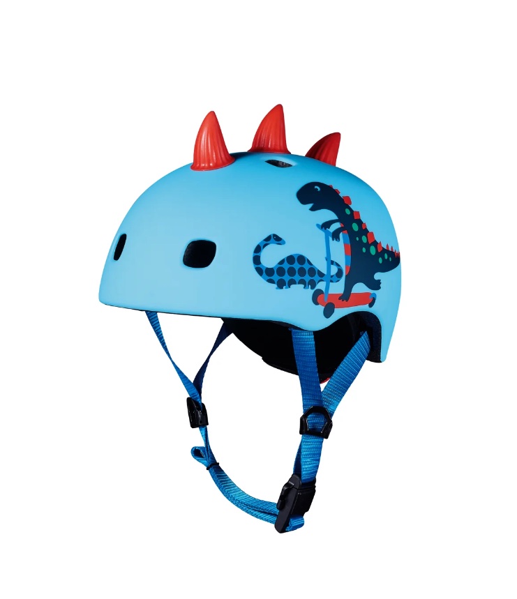 Micro Kickboard Micro Helmets V2 - 3D Scootersaurus / Small