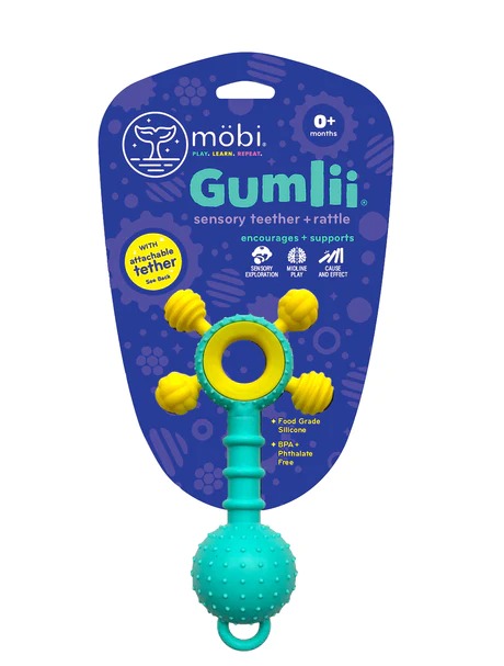 Mobi Gumlii Sensory Teether & Rattle