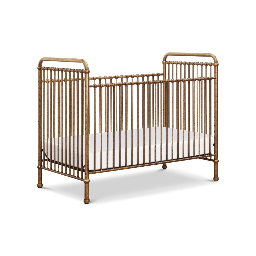 Namesake Abigail Metal Crib - Vintage Gold