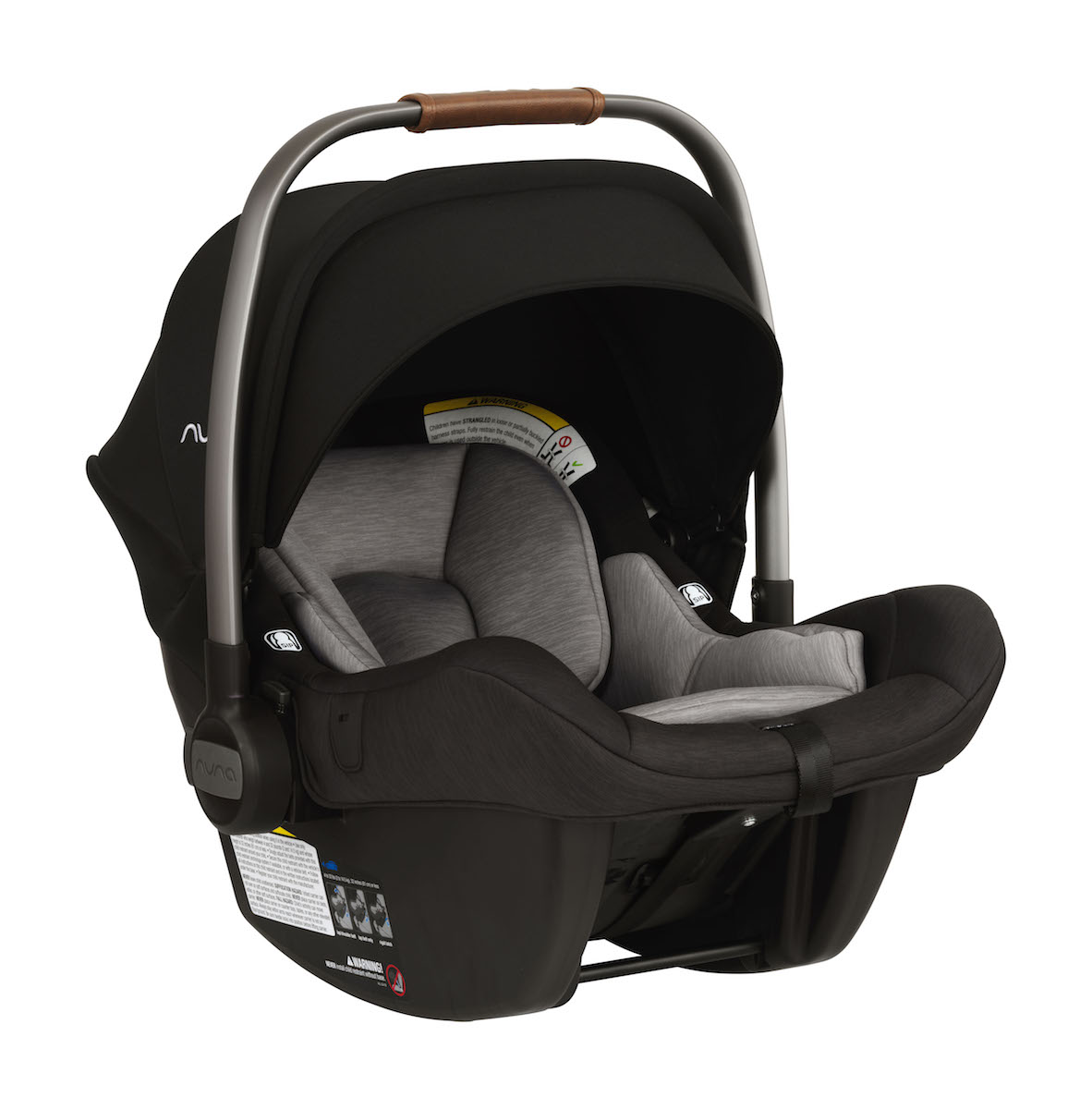 NUNA Pipa Lite Infant Car Seat + Base in Caviar