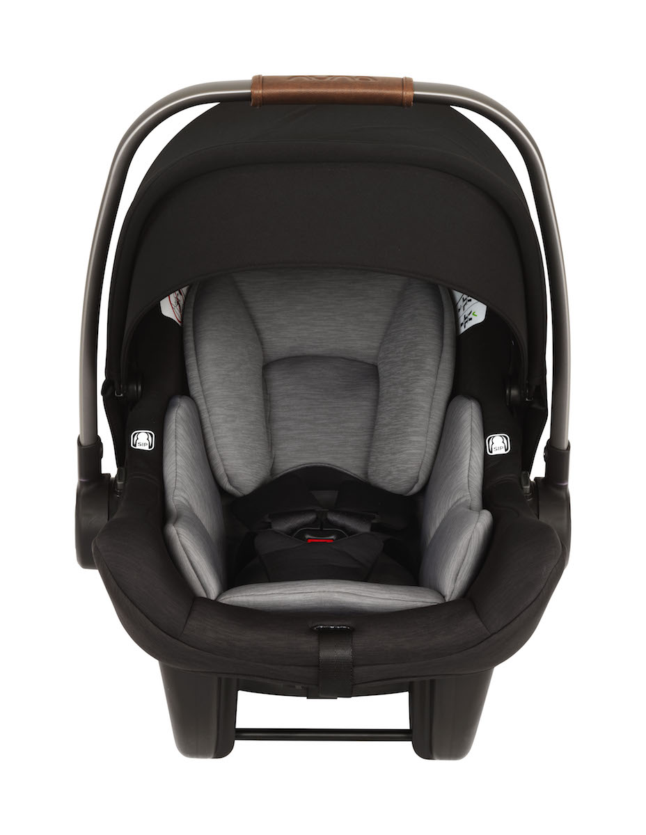 NUNA Pipa Lite Infant Car Seat + Base in Caviar