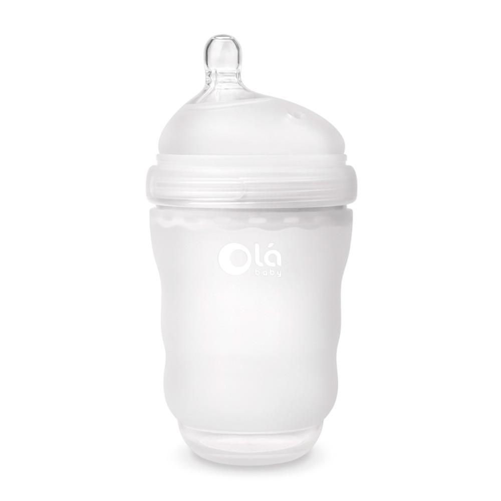 OlaBaby Gentle Bottle 8oz in Frost
