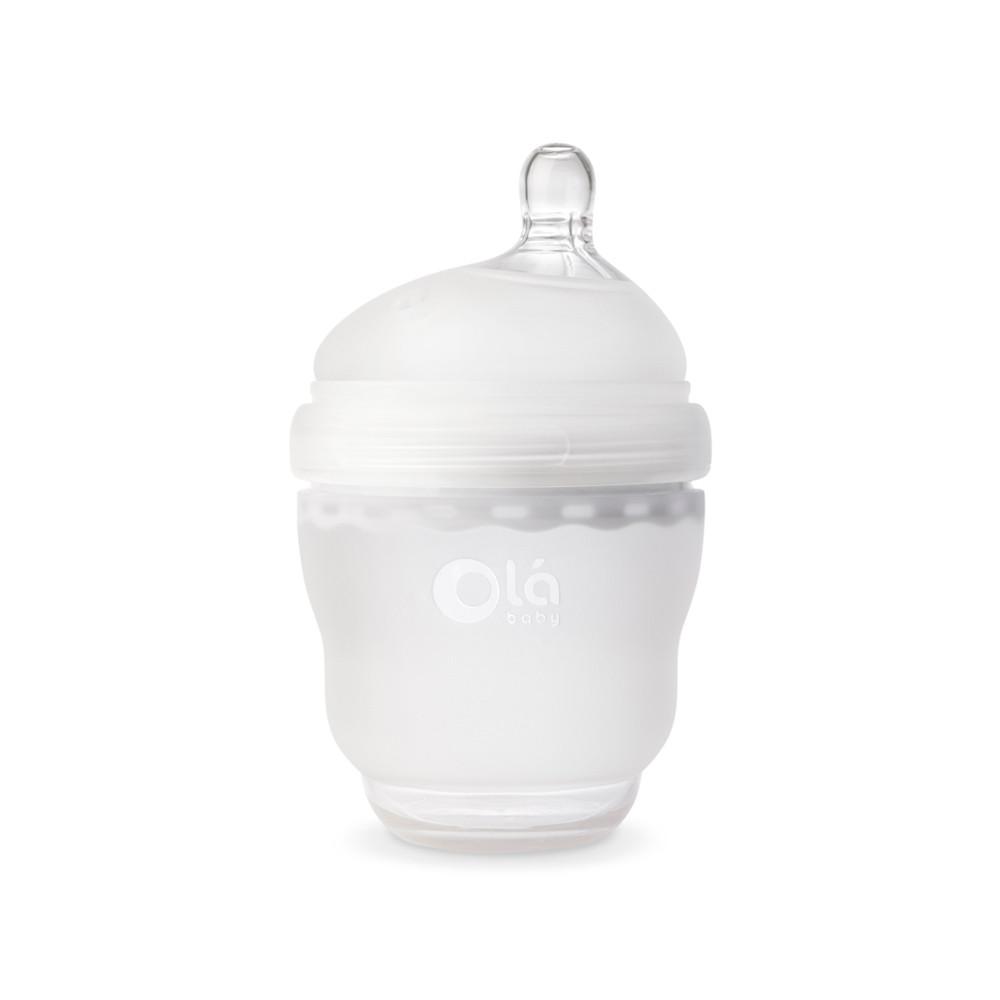 OlaBaby Gentle Bottle 4oz in Frost