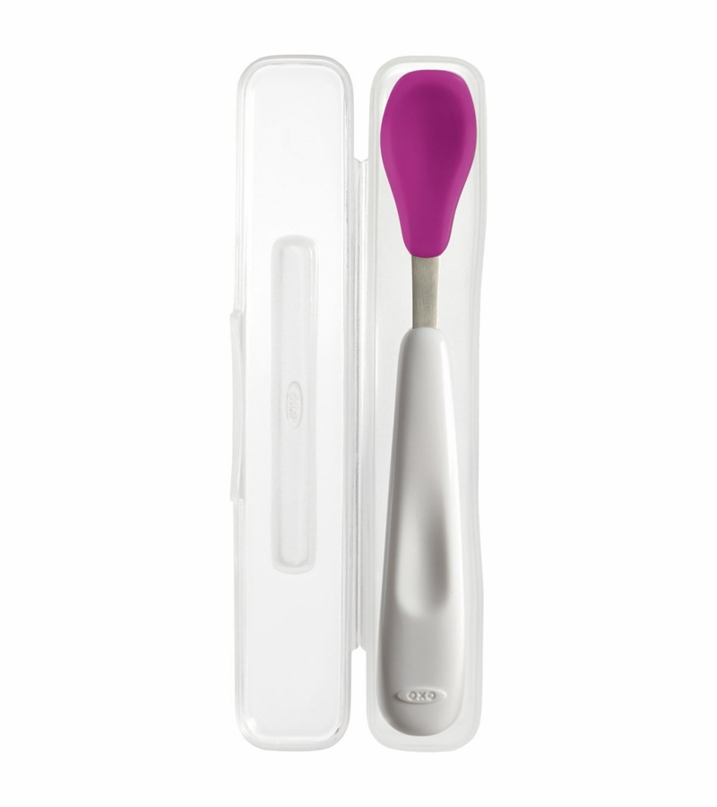 OXO Tot On-the-go Feeding Spoon - Pink