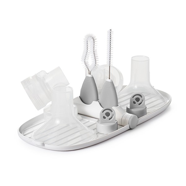 OXO Tot Breast Pump Parts Drying Rack - Gray
