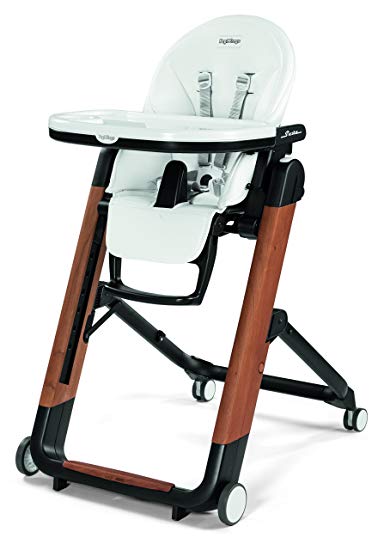 Peg Perego Siesta Ambiance High Chair - White Eco Leather
