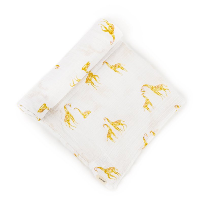 Petit Pehr Giraffe Swaddle Blanket