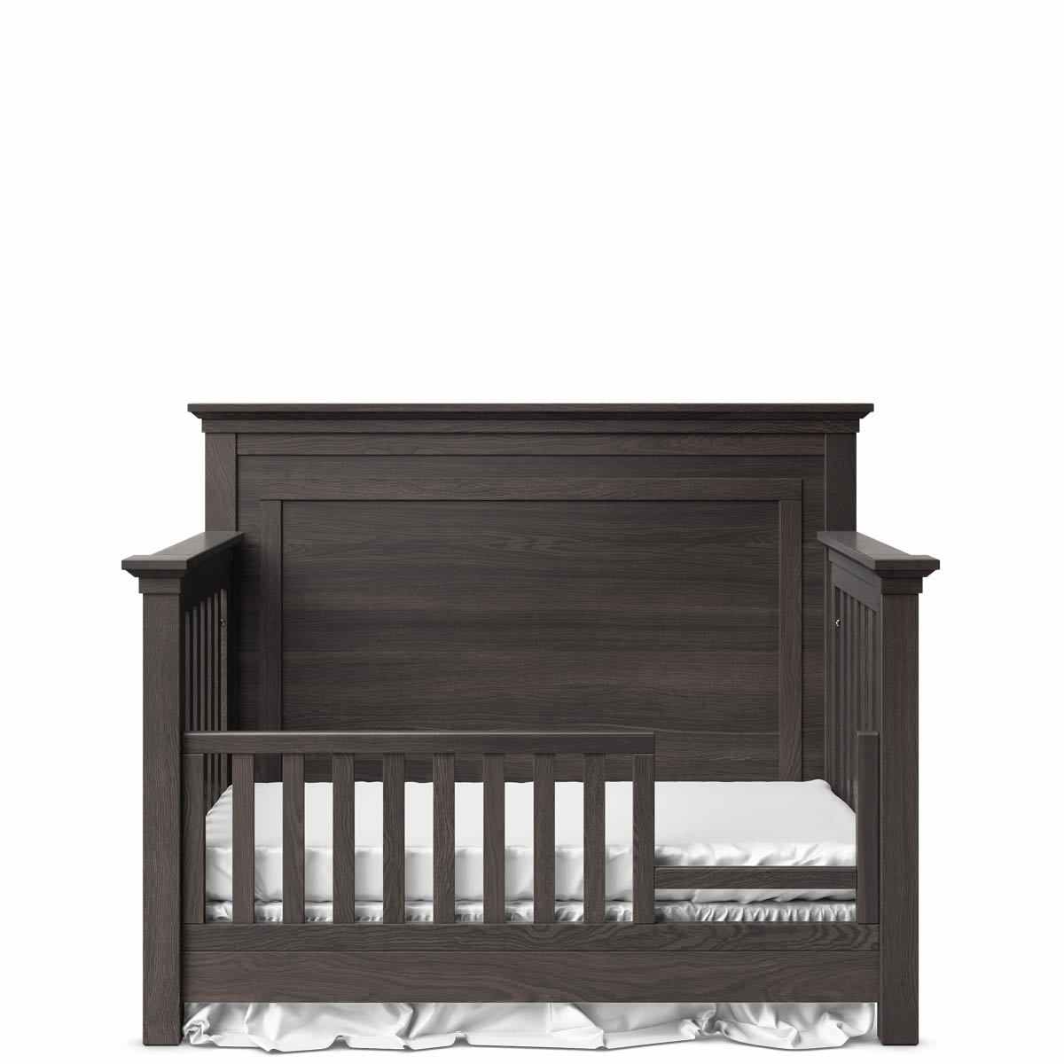 Romina Furniture Karisma Panel Crib - Oil Grey