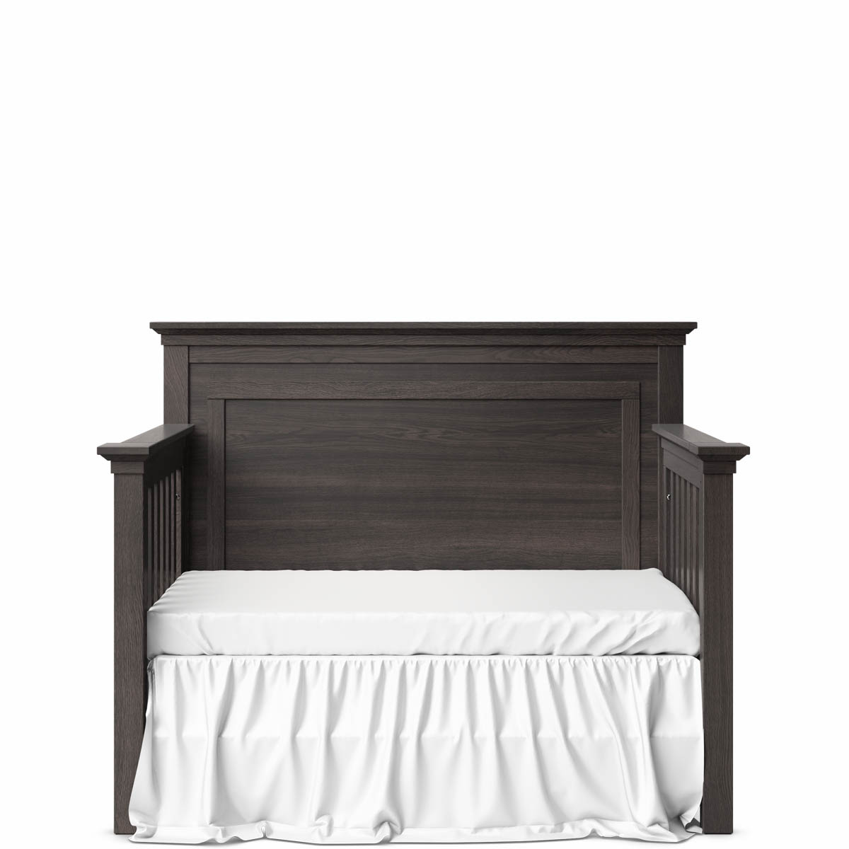 Romina Furniture Karisma Panel Crib - Oil Grey