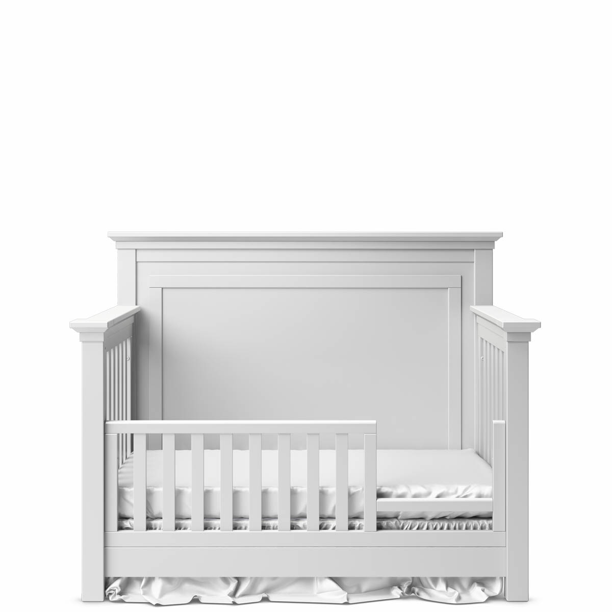 Romina Furniture Karisma Panel Crib - Solid White