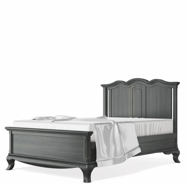 Romina Cleopatra Full Bed with Solid Panel Headboard