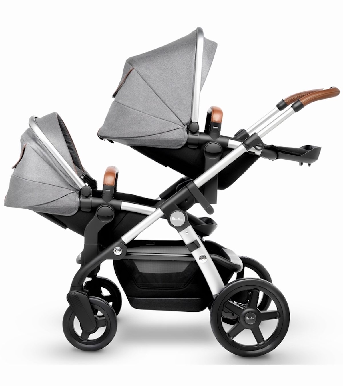 wave double stroller