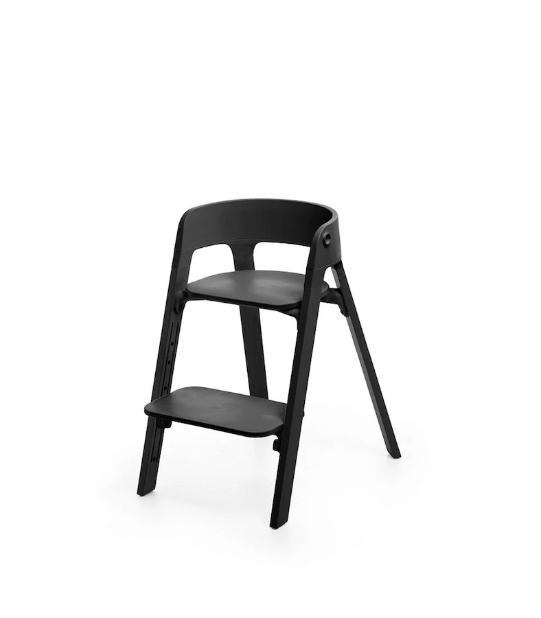 Stokke Steps Chair - Black Legs - Black Seat