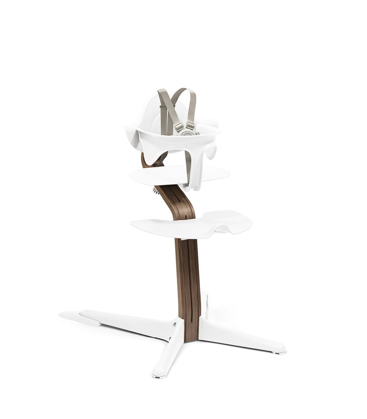 Stokke Nomi High Chair - Walnut / White