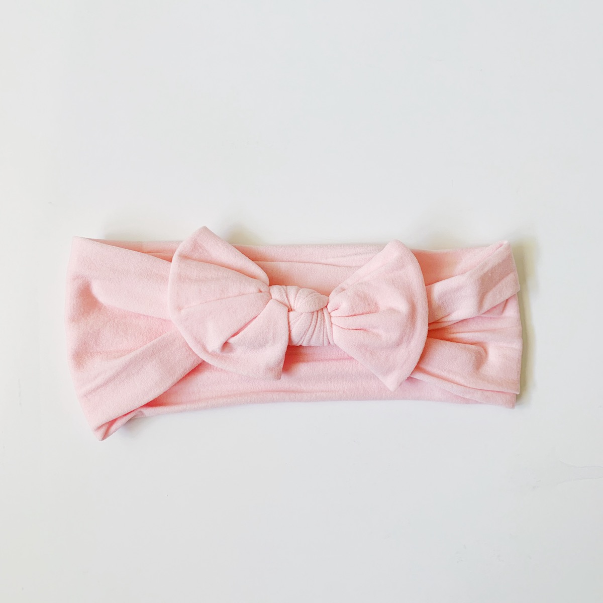 Sugar + Maple Classic Baby Bow Headband in Pink