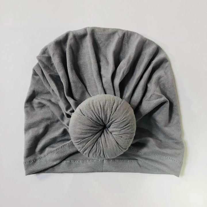 Sugar + Maple Top Knot Hat - Silver