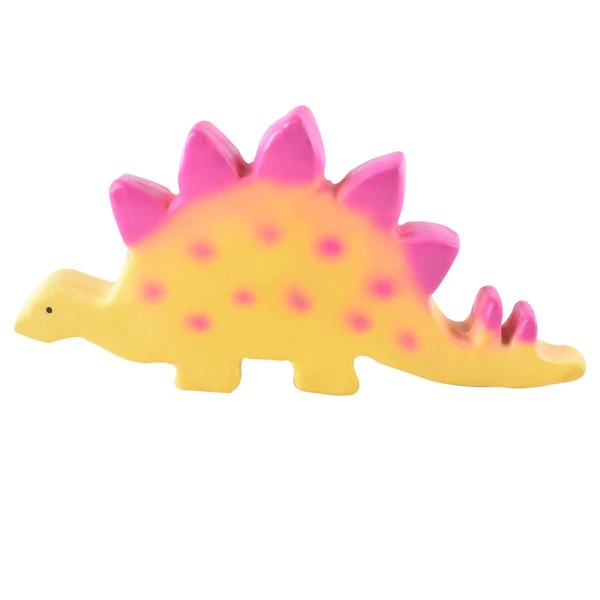 Tikiri Baby Stegosaurus Organic Natural Rubber Toy