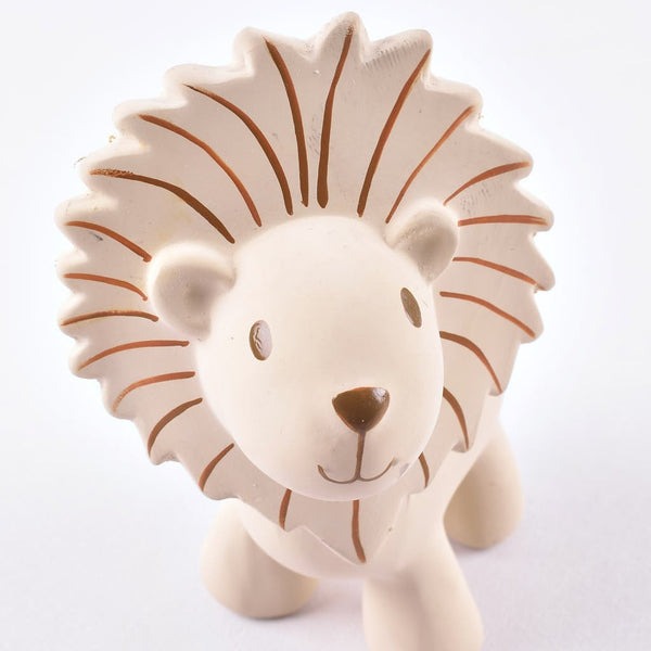 Tikiri Lion Organic Natural Rubber Rattle, Teether Toy