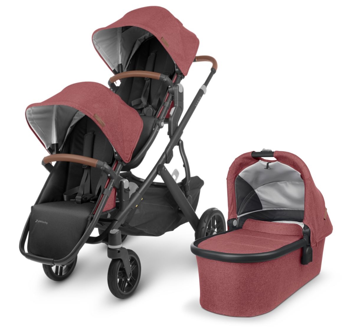 UppaBaby Vista V2 Double Stroller - Lucy