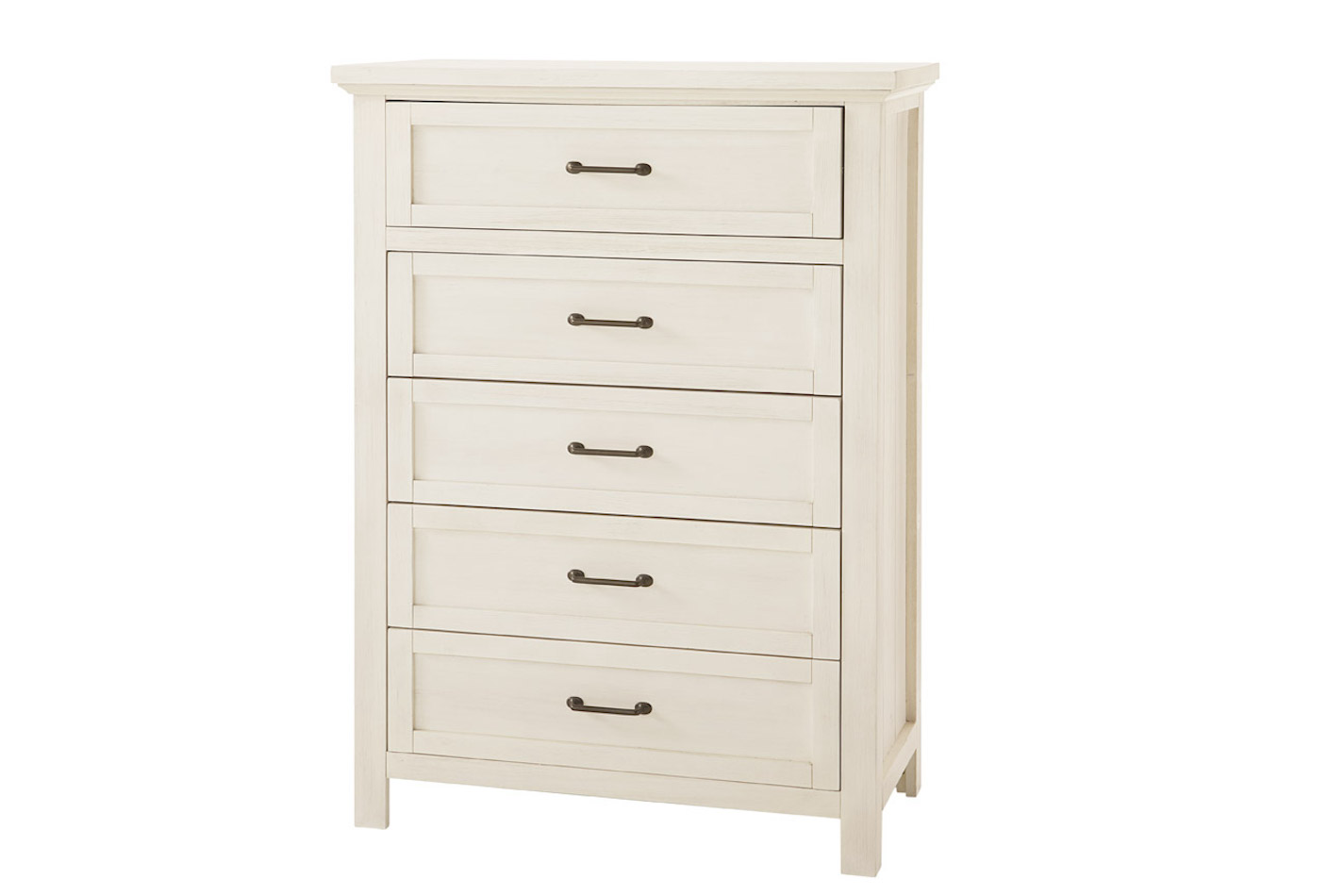 Westwood Design Westfield 5 Drawer Chest - Brushed White