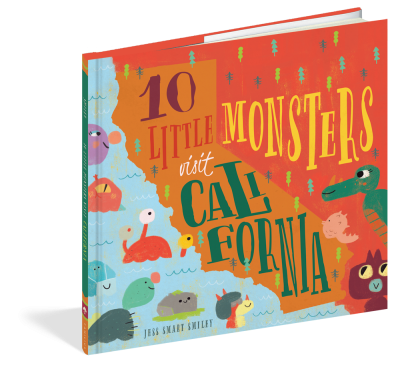 Workman Publishing 10 Little Monsters - California Book
