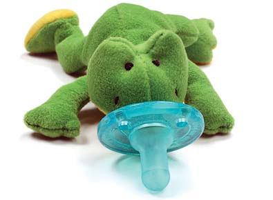 Wubbanub Green Frog Infant Pacifier